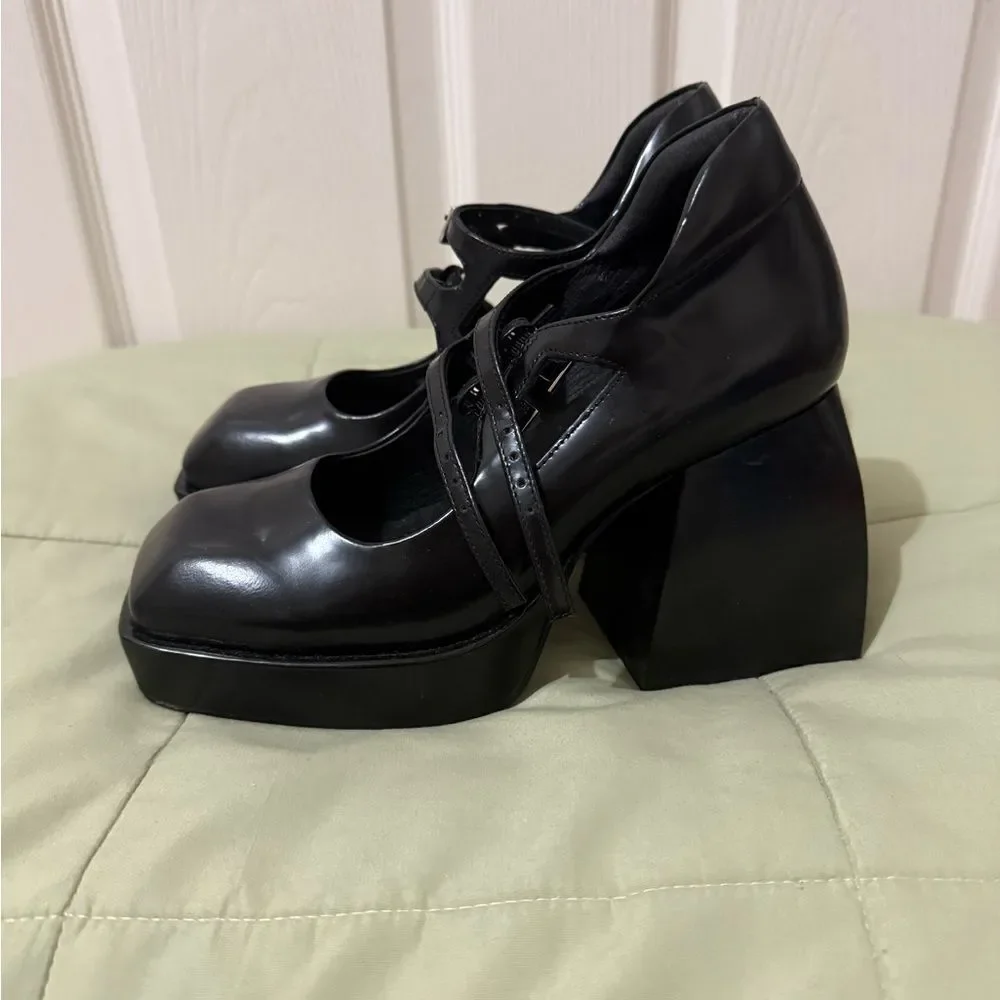 Jeffree Campbell Mary Jane Platform Pump Size 6 - Picture 4 of 8